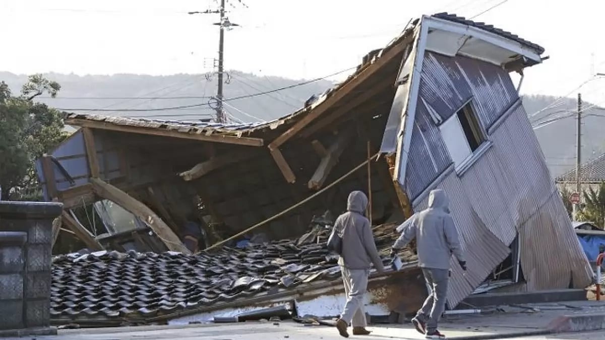 Visual from Japan's earthquake-hit Ishikawa Prefecture