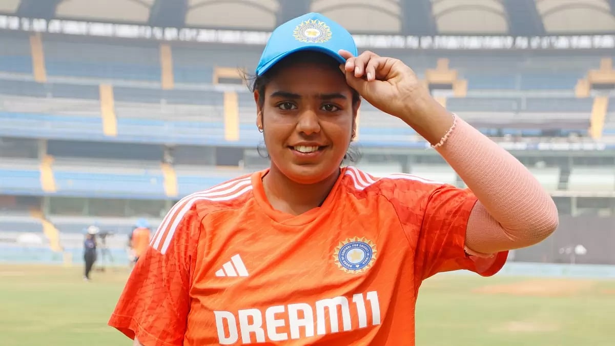 Mannat Kashyap made her debut, replacing Sneh Rana in India's playing XI for the third ODI against Australia in Mumbai.