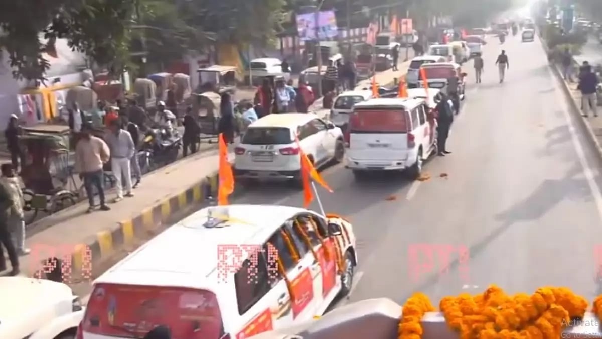 BJP flags off Luv-Kush Yatra from Bihar.