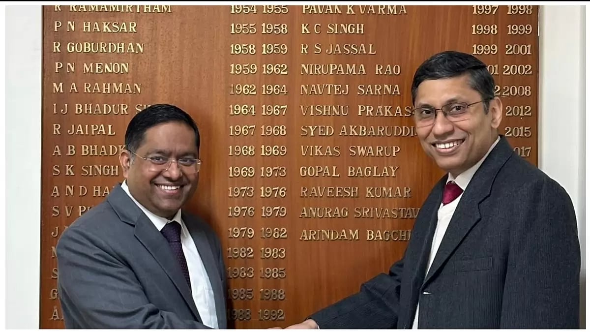 Randhir Jaiswal has replaced Arindam Bagchi as MEA spokesperson