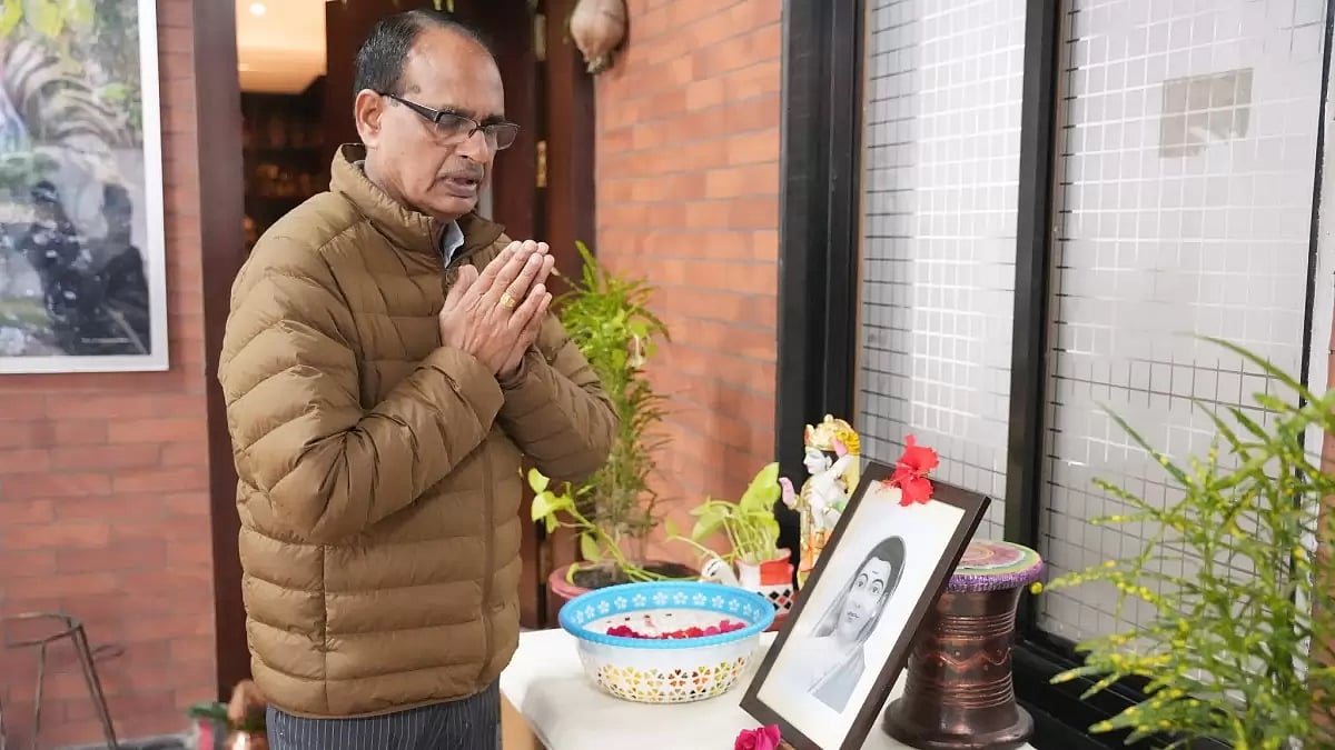 Former Madhya Pradesh Shivraj Singh Chouhan.