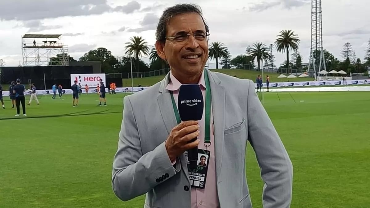 File : Indian commentator Harsha Bhogle.