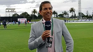 File : Indian commentator Harsha Bhogle.
