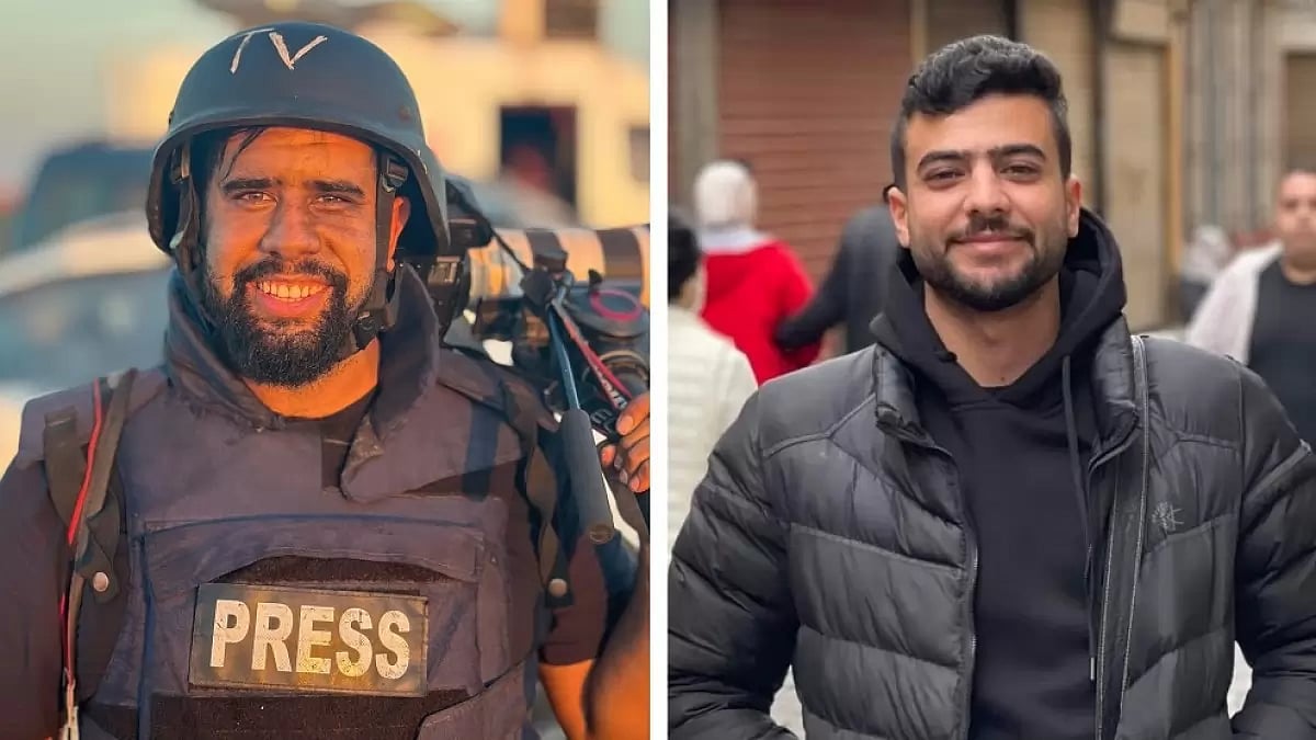Nidal Suhali Al-Waheidi and Haitham Abdelwahid, the two Palestinian journalists missing since October 7, 2023