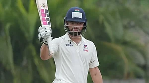Rinku Singh played a 92-run knock in the first innings against Kerala on Day 2 of the Ranji Trophy 2024 fixture