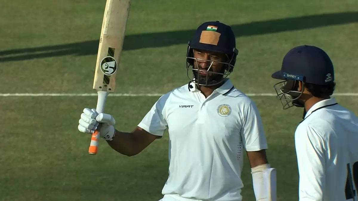 Ranji Trophy 2024: Cheteshwar Pujara celebrates his ton for Saurashtra