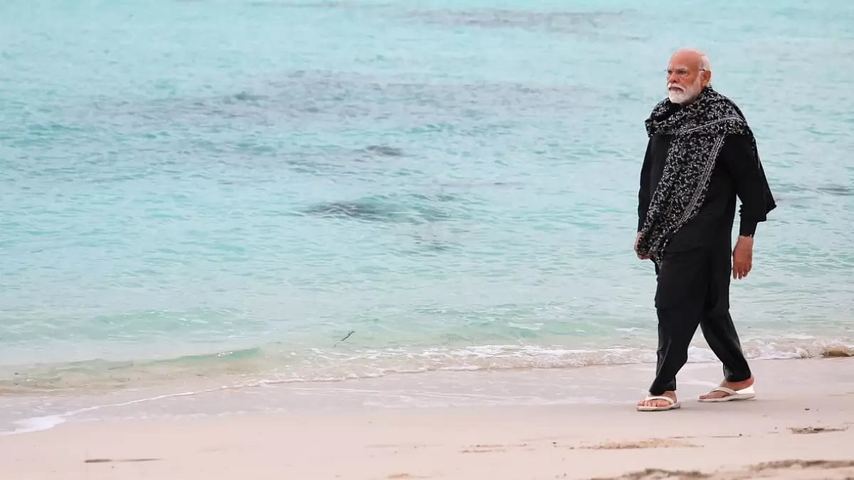 Prime Minister Narendra Modi in Lakshadweep. - null