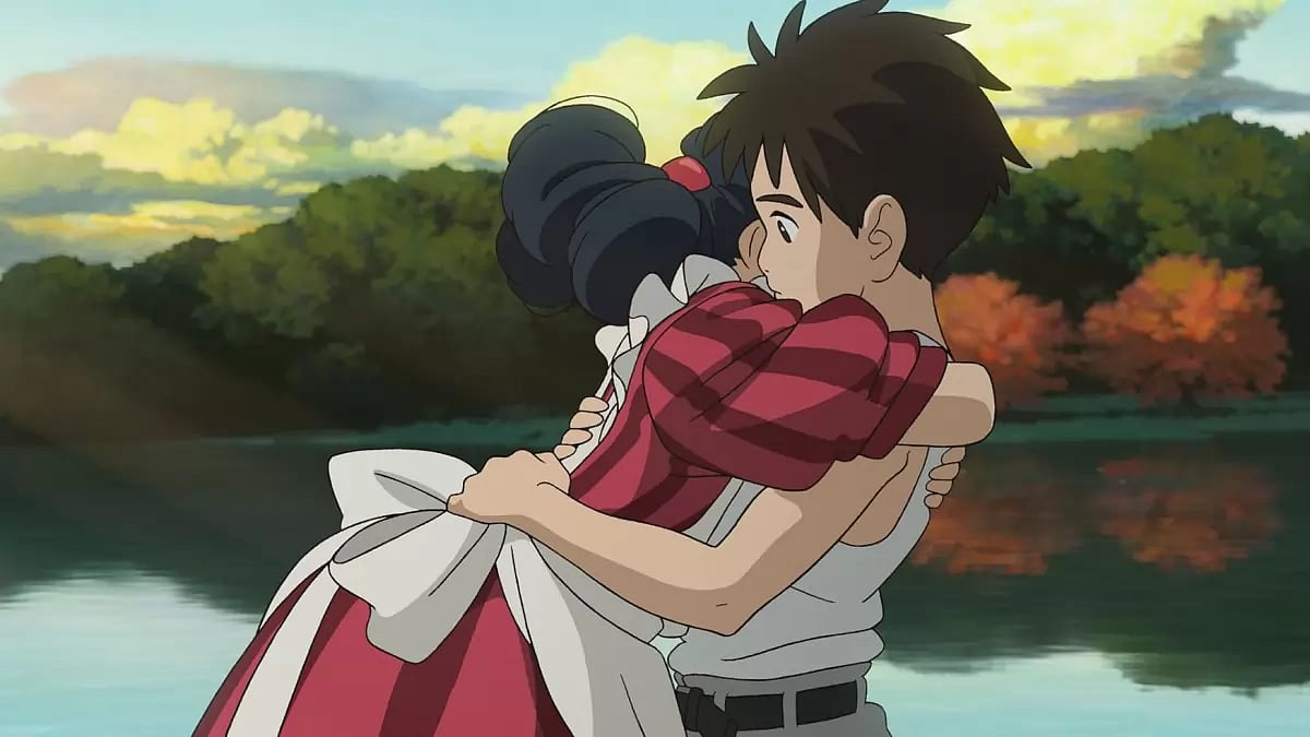 A Still From The Boy And The Heron