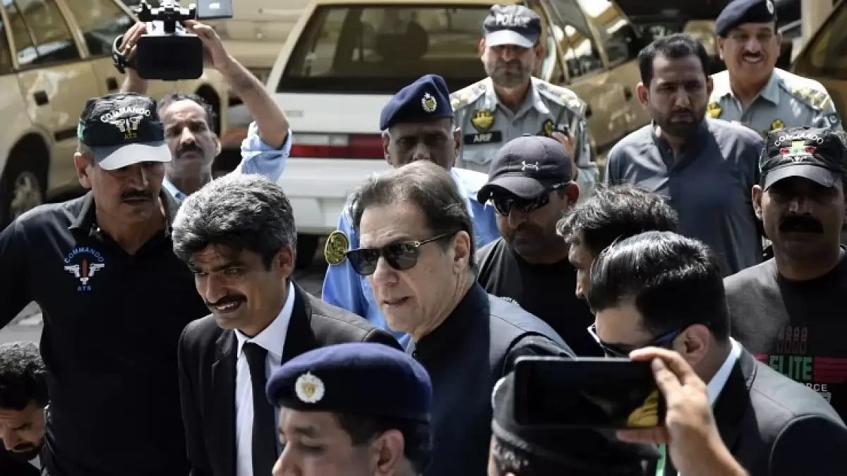 Pakistan ousted PM Imran Khan in custody.