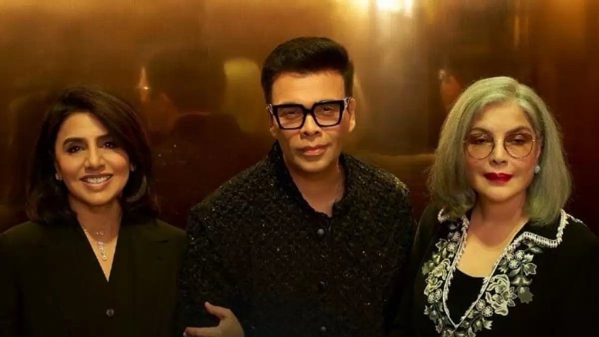 Karan Johar, Neetu Kapoor, Zeenat Aman