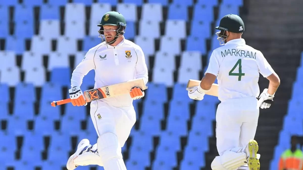 Heinrich Klaasen (L) in Test cricket