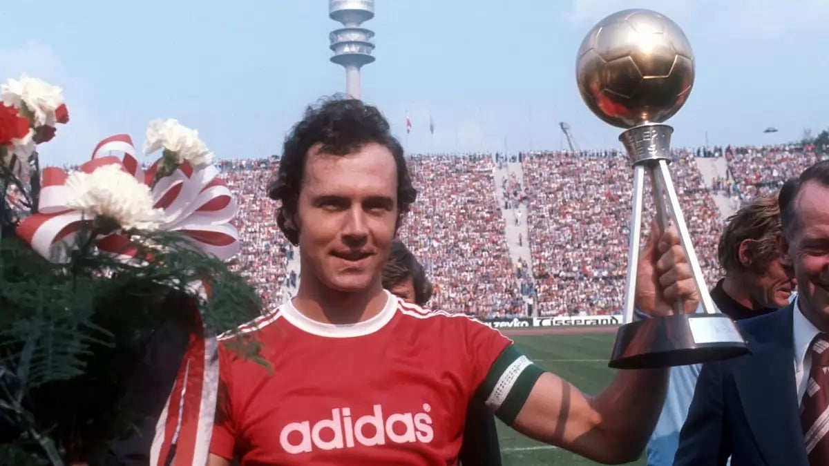 File photo of football legend Franz Beckenbauer