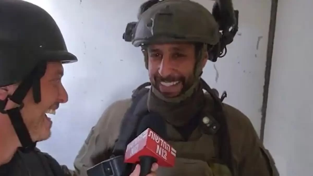 Idan Amedi, an IDF reservist, was seen in a TV interview right before he was reportedly injured in a