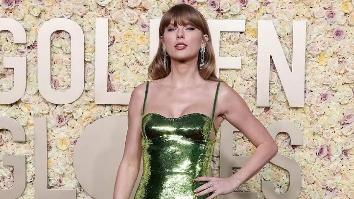 Taylor Swift at the Golden Globes