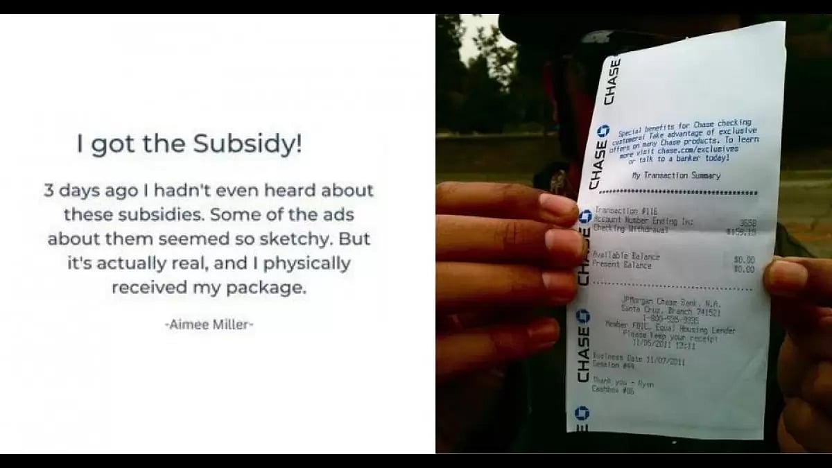 6,400 Subsidy Is it Real or Fake?