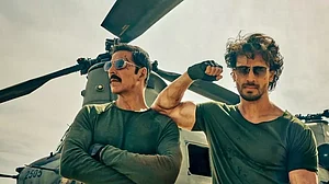 Instagram : Actors Akshay Kumar and Tiger Shroff