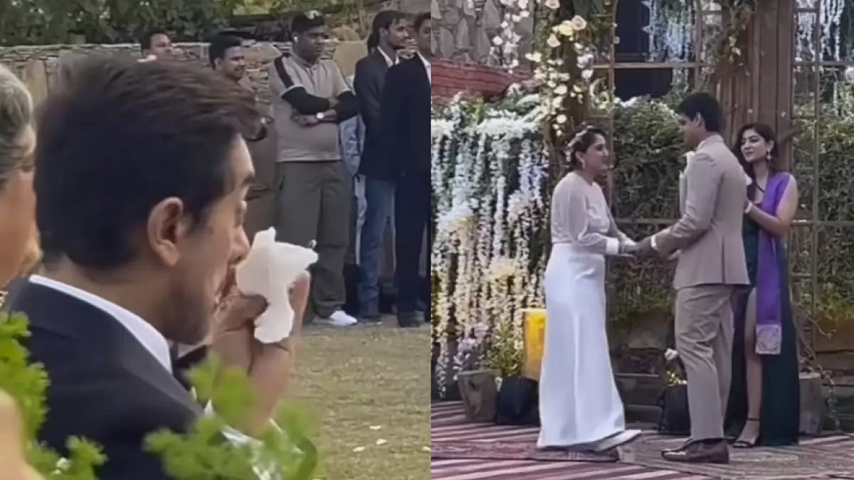 Aamir Khan cries at Ira Khan-Nupur Shikhare's wedding