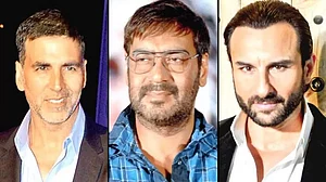 Akshay Kumar, Ajay Devgn, Saif Ali Khan