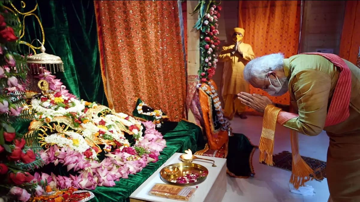 PM begins 11-day religious exercise ahead of the consecration ceremony at the Ram temple in Ayodhya