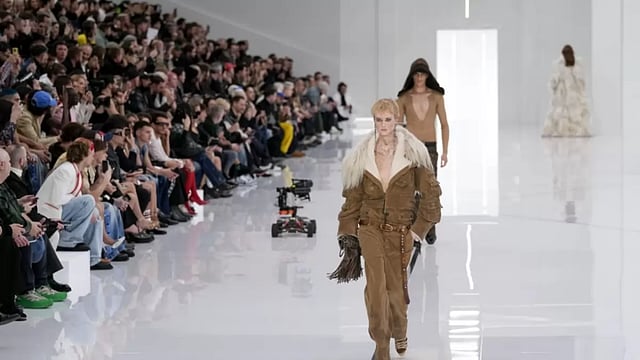 Dsquared2's 'Makeover Machine' Transforms Grunge To Glamour At Milan Fashion Week