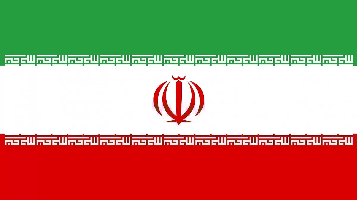 Iran flag.