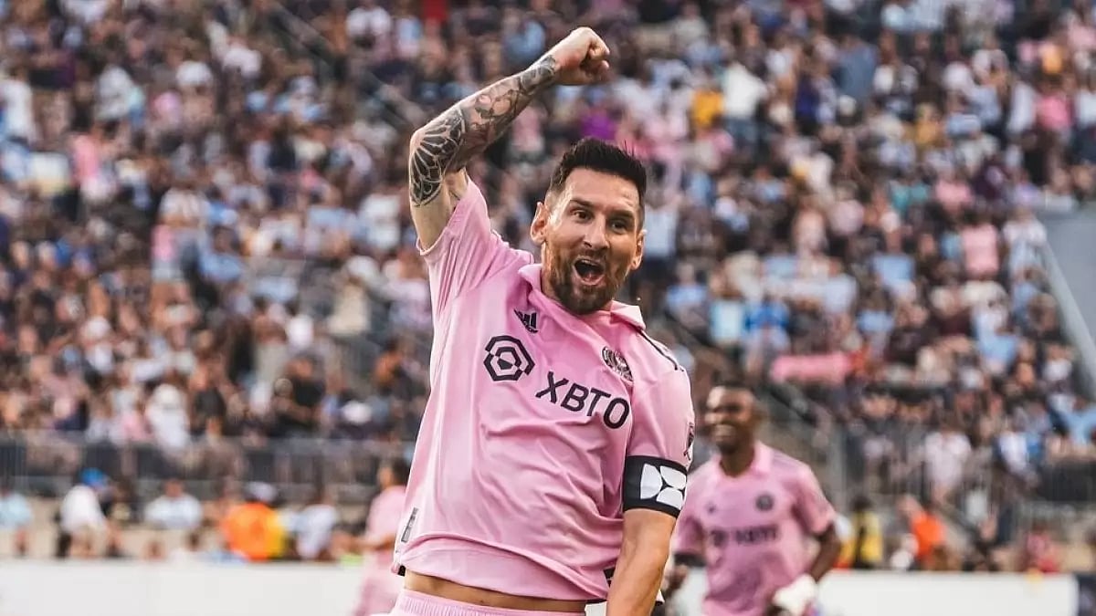 Major League Soccer: Inter Miami's Lionel Messi celebrates a goal - (Photo: File)
