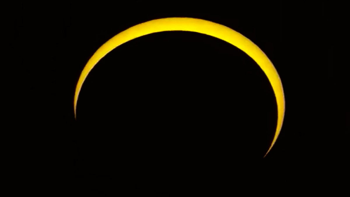 The partial solar eclipse is being observed in several parts of the country 