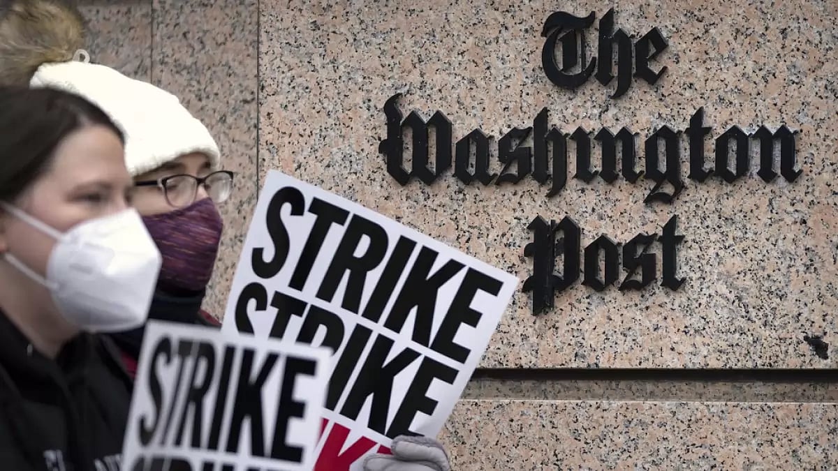 Washington Post Employees Stage Historic 24-Hour Strike