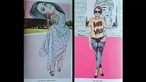 A Different Gaze: Two paintings by Pakistani artist Dua Abbas Rizvi featured in TEL’s special number (April-June 2019)