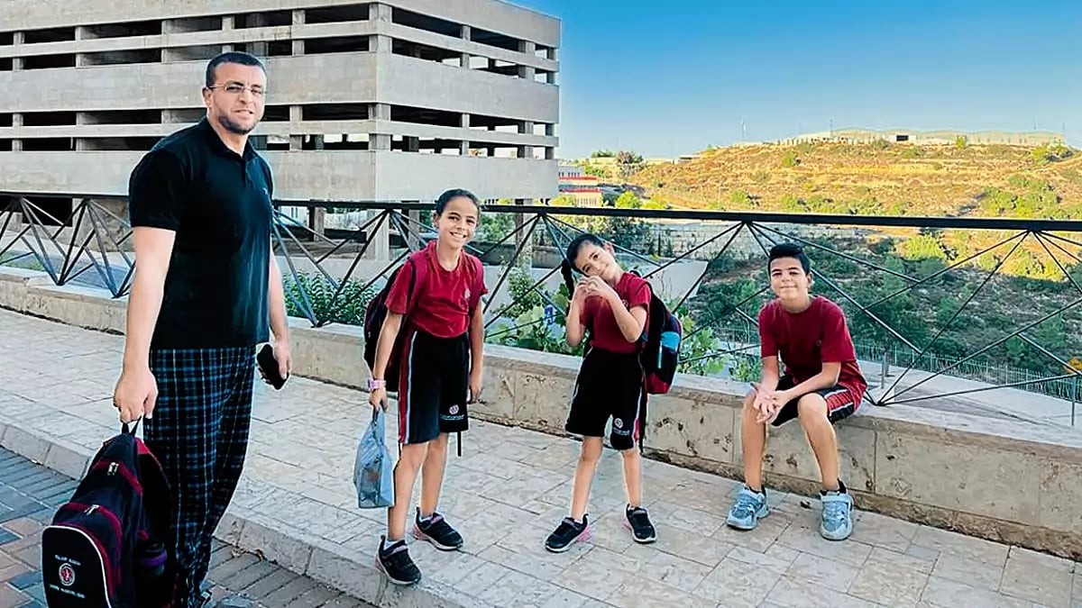  Family Album: Fayha and Muhammad with their children in Palestine