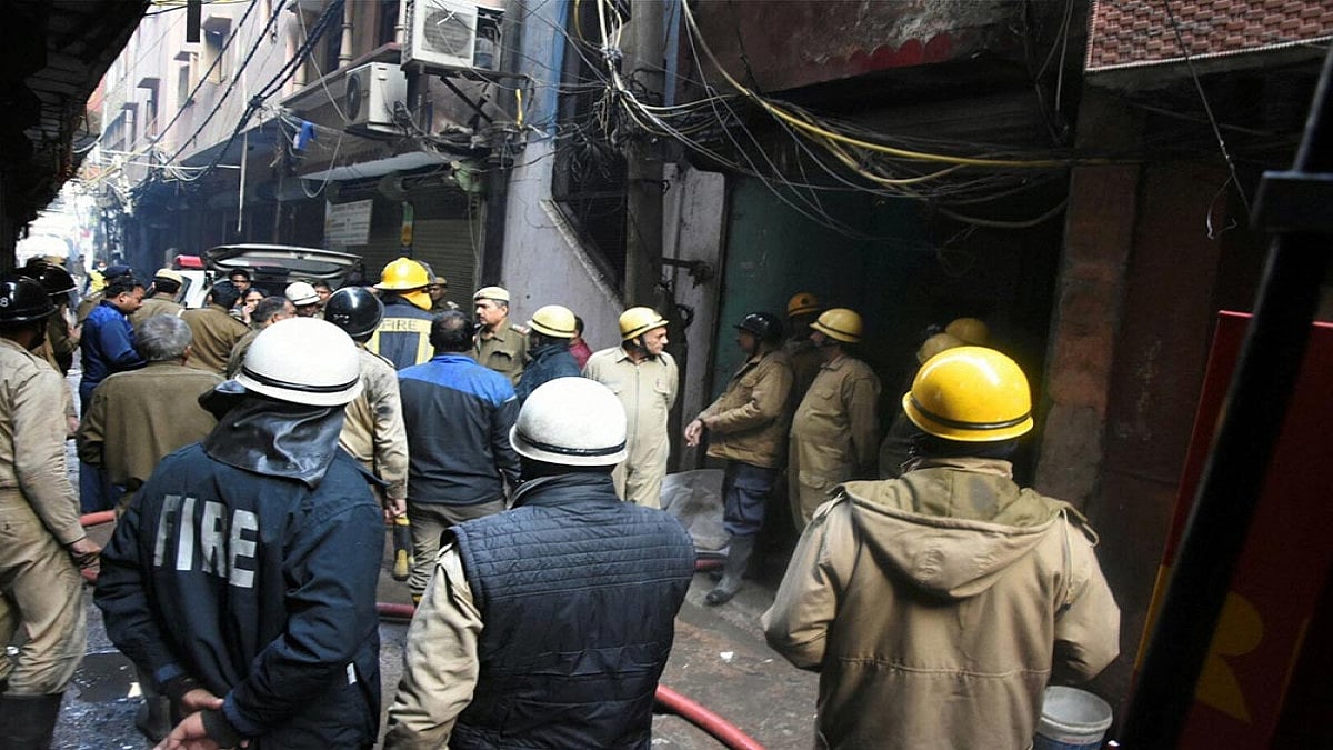 Fire Breaks Out at Factory in Delhi