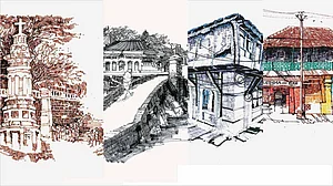 An Artist's Labour Of Love Keeps Goa’s Heritage Alive….In Drawings