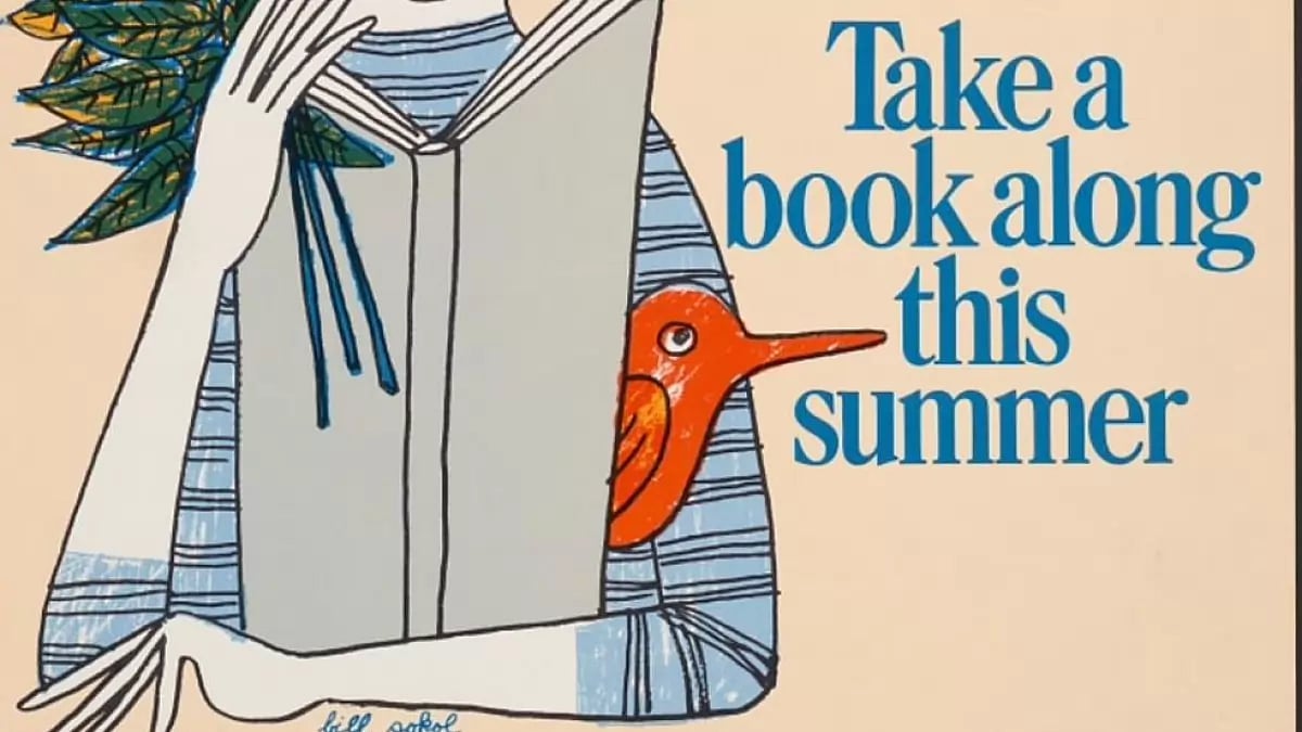  A girl immersed reading a book