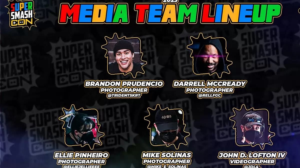 Super Smash Con poster