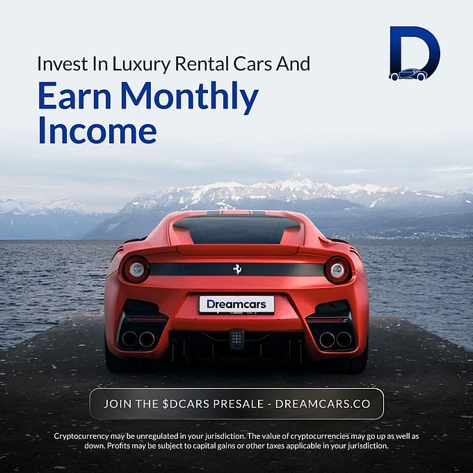 Dreamcars (DCARS) Gives Everyone Access To Luxury Car Ownership And Passive Income Within A Secure Environment