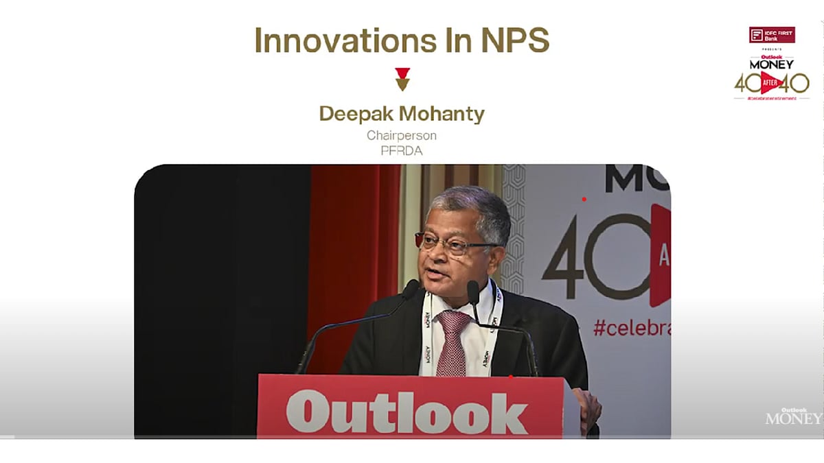A pension should be a part of every savings portfolio, just as essential ingredients are to a wholesome meal,” said, Deepak Mohanty, chairman of the PFRDA, while speaking at the third edition of Outlook Money’s 40After40 Retirement Expo in Mumbai.
