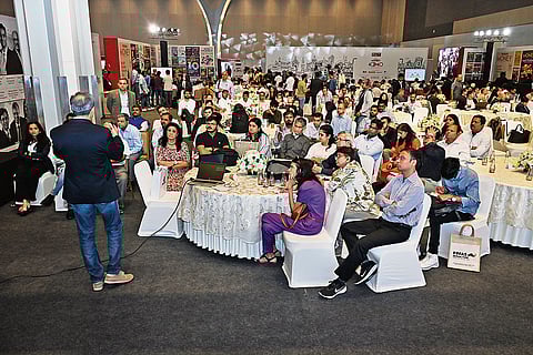 Participants at various workshops