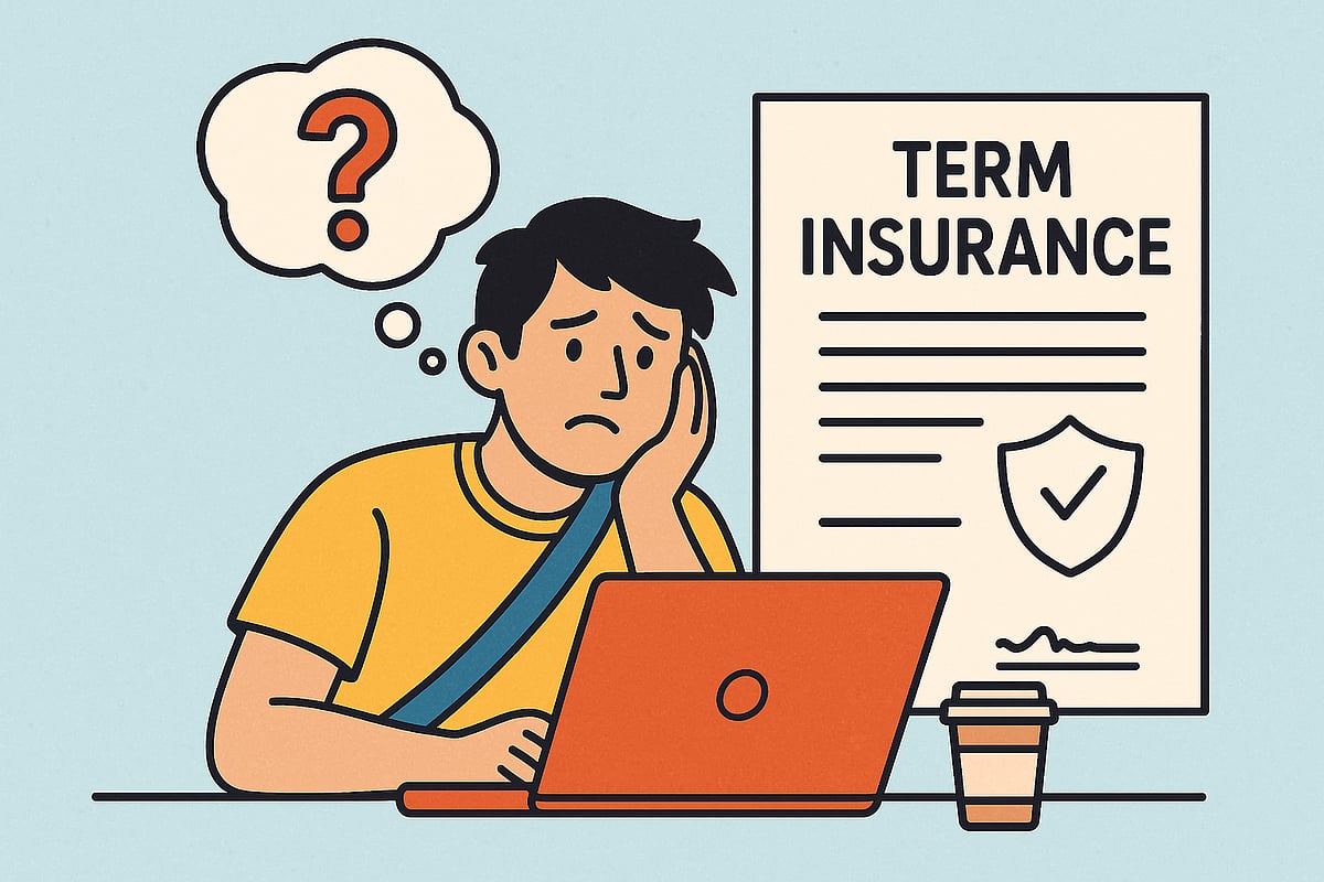 Gig Workers' Insurance Dilemma - AI-generated image