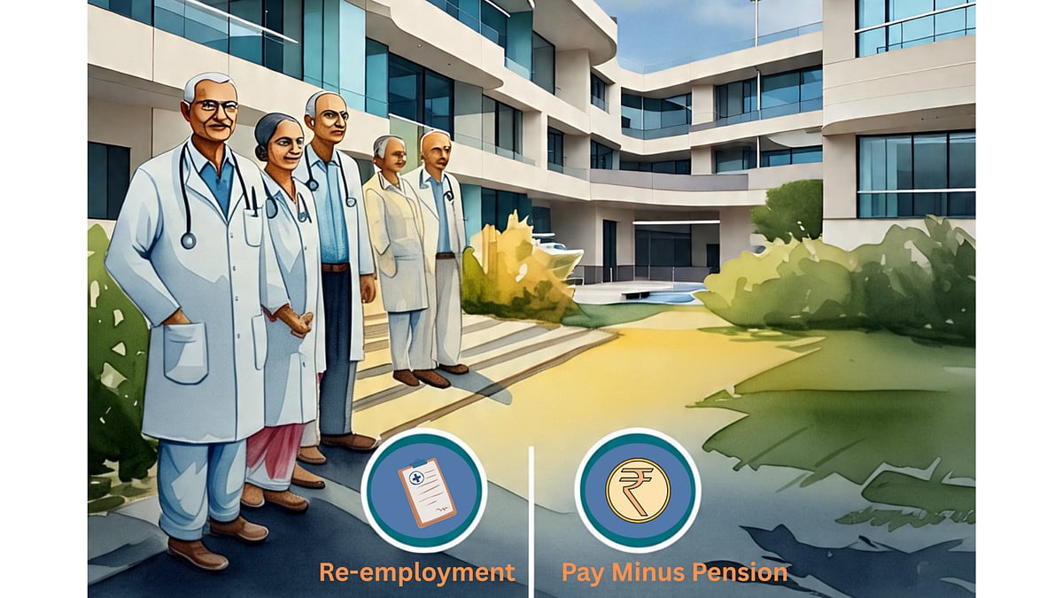 Rajasthan High Court observed AIIMS Jodhpur negligent attitude in determining re-employment and pay minus pension of retired doctors  - AI-generated