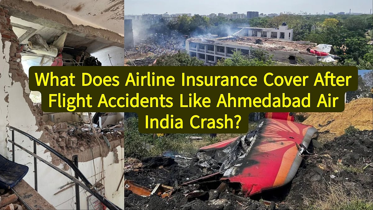Ahmedabad Air India Crash - Pictures Taken From Social Media Platform X