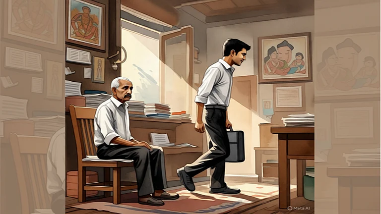 HelpAge India report shows lower digital literacy among elderly and intergenerational communication gap - AI-Generated