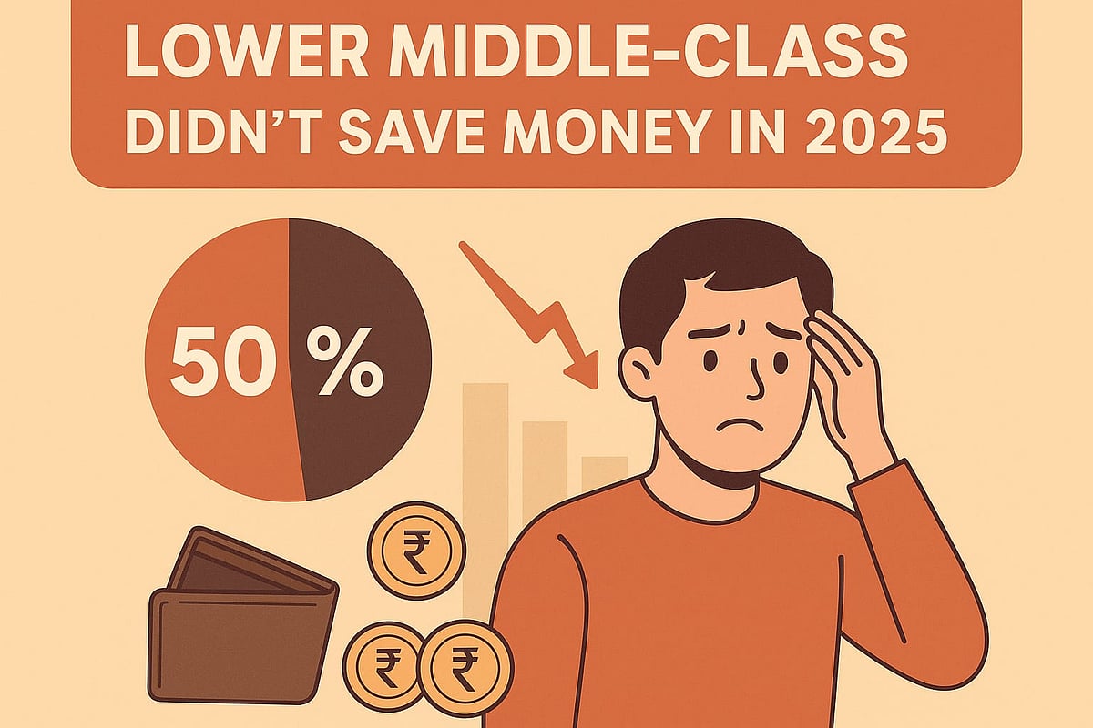 AI generated  : 50 Per Cent Lower Middle-Class Didnt Save Money In 2025
