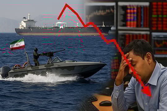 Iran's Warning Of Choking Hormuz Strait Sends Sensex Tumbling  