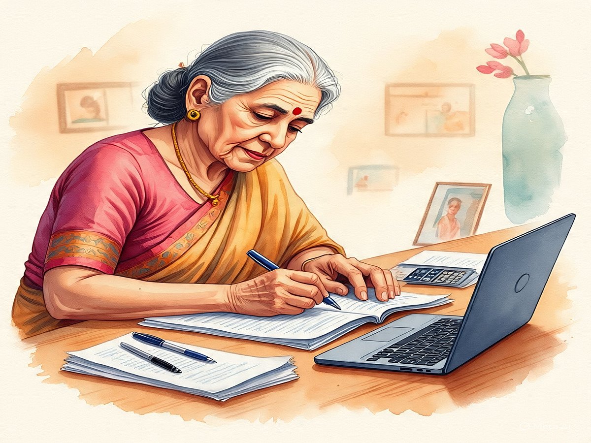 AI-Generated : Senior Citizen Savings Scheme (SCSS) can be opened with the post office and the banks