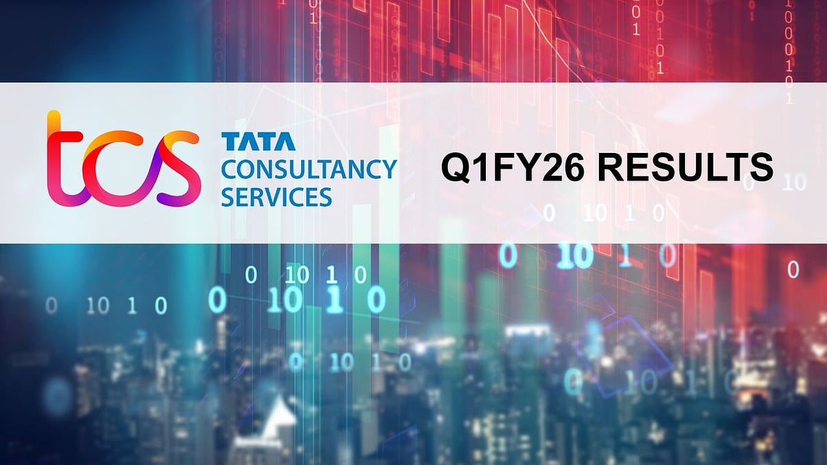TCS reported a consolidated net profit of Rs 12,760 crore in Q1 FY26 - Canva, TCS