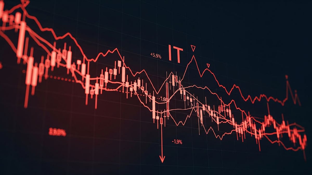 Gemini AI : TCS share price declined as much as 2.7 per cent after posting Q1 FY26 results (AI-generated)