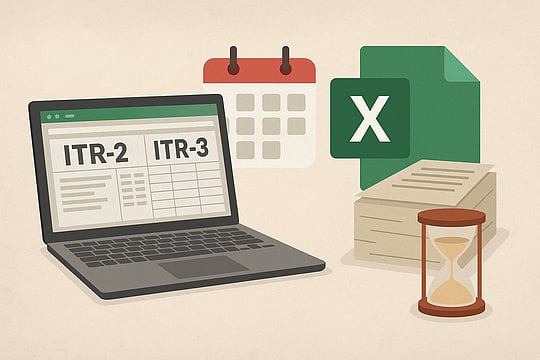 ITR-2 And ITR-3 Excel Utilities Finally Arrive, After A Long Wait