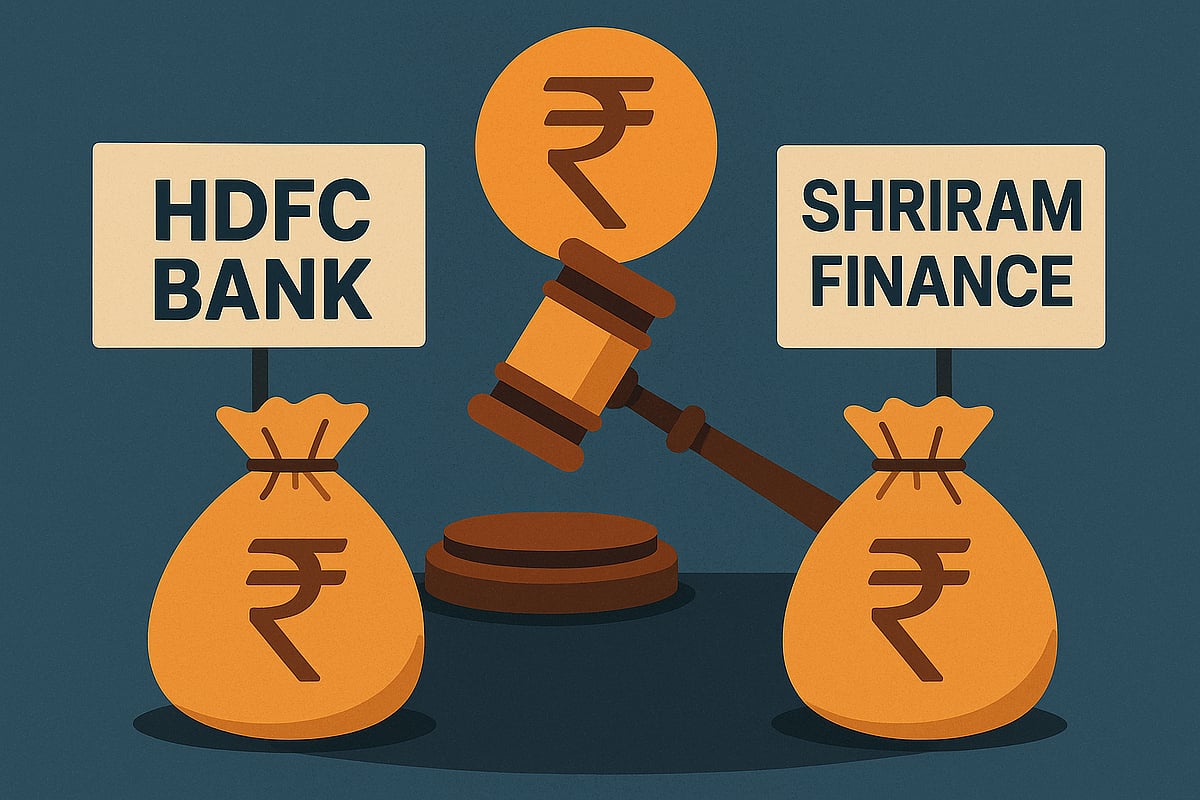 AI Generated : RBI Fines HDFC Bank, Sriram Finance