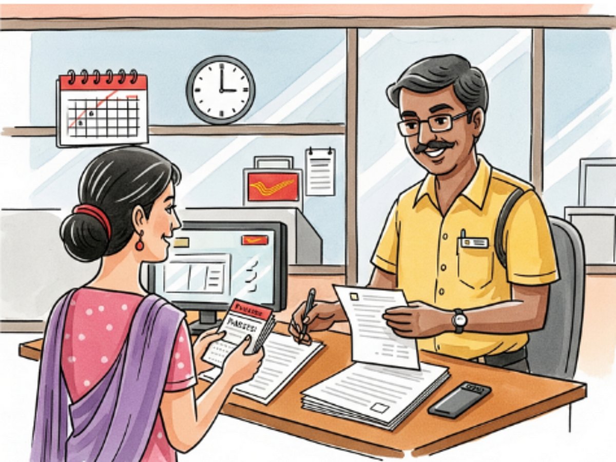 AI-Generated : When Post Office  small savings account are frozen after maturity, account holders need to close the account  