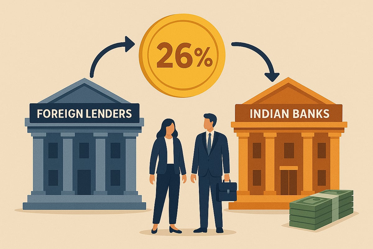 Foreign lenders and Indian banks